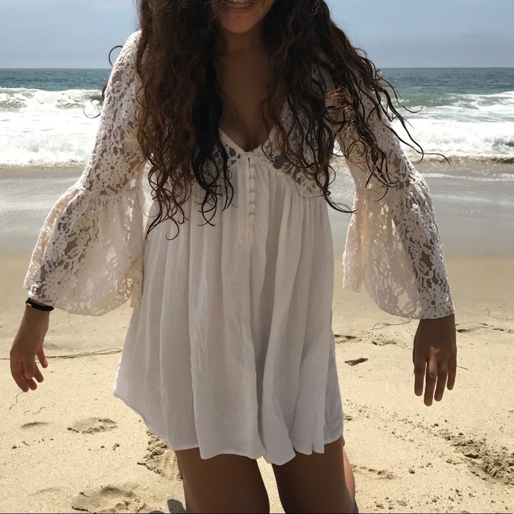 Umgee white lace dress
